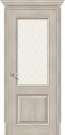 Межкомнатная дверь экошпон ĒLPORTA Классико-33 Cappuccino Veralinga White Сrystal