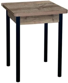 Эко 60х60 стол обеденный раскладной / велингтон/черный