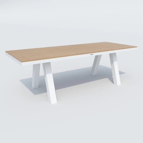 Стол обеденный MIRRA 220 см белый