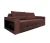 Диван Еврокнижка  Дубай 160 коричневый велюр