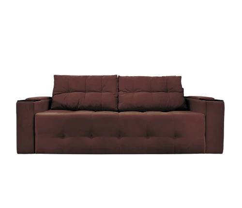 Диван Еврокнижка  Дубай 160 коричневый велюр