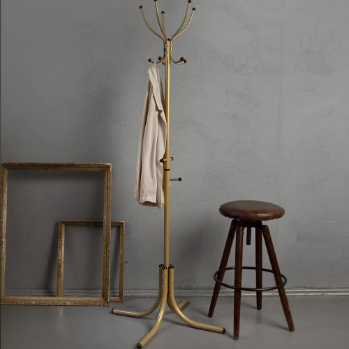 Вешалка напольная М 10 золото