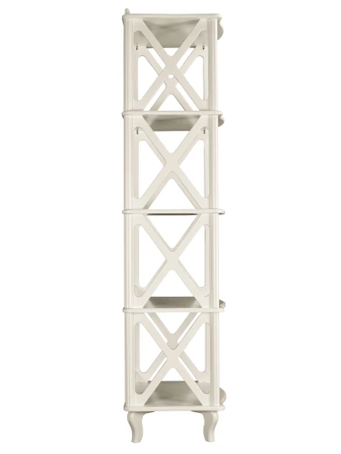 Этажерка-стеллаж Джульетта 4 уровня, дуб шампань Л