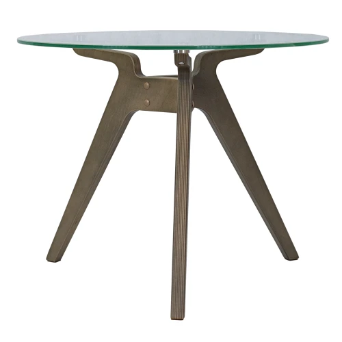 Стол журнальный Рилле 449 шимо/стекло прозрачное