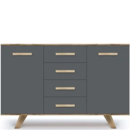 Комод Вега Скандинавия 135, серый
