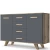 Комод Вега Скандинавия 135, серый