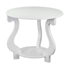 Стол журнальный Грация (М) ЛАЙТ белый