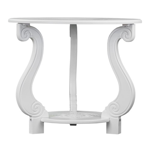 Стол журнальный Грация (М) ЛАЙТ белый