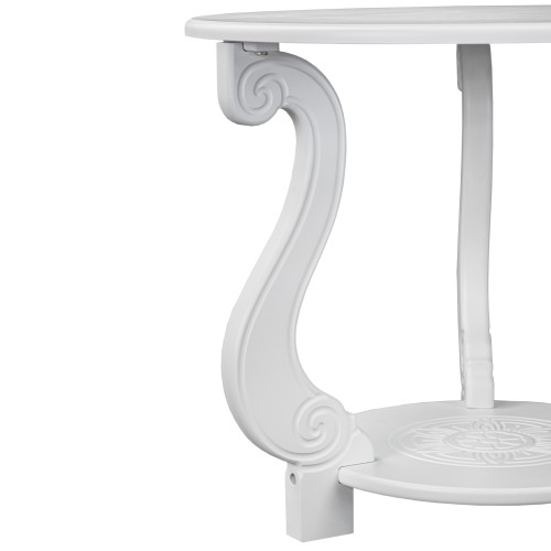 Стол журнальный Грация (М) ЛАЙТ белый