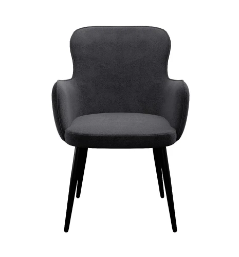 Стул DikLine 503 поворотный TW11 серый, ножки черные