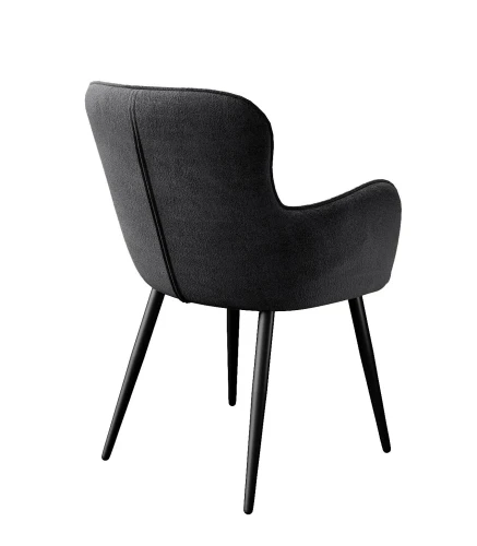 Стул DikLine 503 поворотный TW11 серый, ножки черные