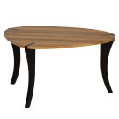 Стол журнальный BeautyStyle 34 дуб вотан/черный