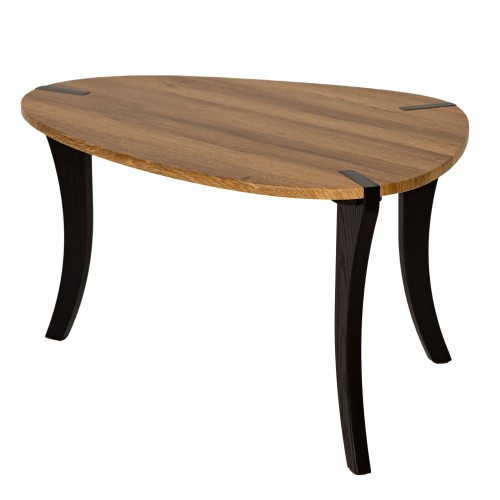 Стол журнальный BeautyStyle 34 дуб вотан/черный