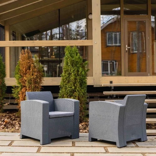 Комплект кресел LANA LUX графит