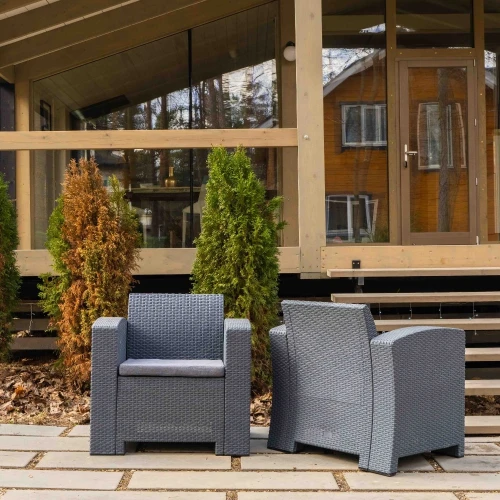 Комплект кресел LANA LUX графит