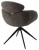 Стул ГУННАР (GUNNAR) 360 град, цвет СЕРЫЙ VEGA-88 / MIAMI-459, ткань / ЧЕРНЫЙ каркас, ®DISAUR