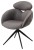 Стул ГУННАР (GUNNAR) 360 град, цвет СЕРЫЙ VEGA-88 / MIAMI-459, ткань / ЧЕРНЫЙ каркас, ®DISAUR