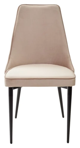 Стул NEPAL-P БЕЖЕВЫЙ #5, велюр/ черный каркас М-City