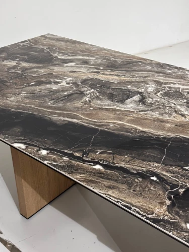 Стол МОЦАРТ 200 AMADEUS POLISHED, керамика / Дуб монтана М-City