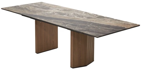 Стол МОЦАРТ 200 AMADEUS POLISHED, керамика / Дуб монтана М-City