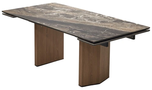 Стол МОЦАРТ 200 AMADEUS POLISHED, керамика / Дуб монтана М-City