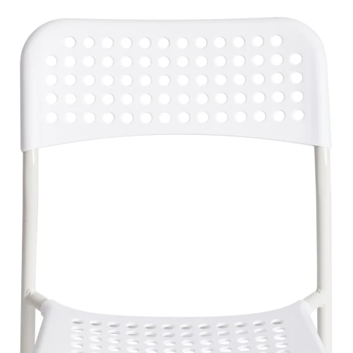 Стул ADDE (mod. C-049) металл/пластик, 39 х 49 х 78 см, White(белый) разборный (Комплект из 8 шт.)