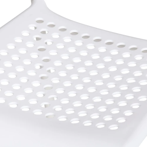 Стул ADDE (mod. C-049) металл/пластик, 39 х 49 х 78 см, White(белый) разборный (Комплект из 8 шт.)