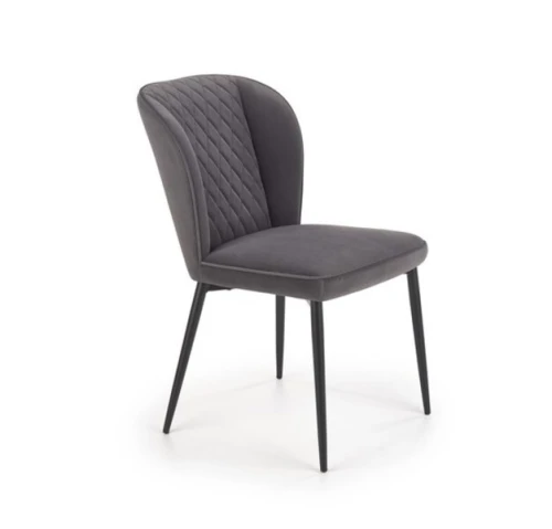 Стул HALMAR K399 серый/черный