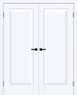 Двойная распашная дверь BRAVO Прима-20 White Silk