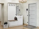 Готовая прихожая Стиль-02 White Silkwood Белый