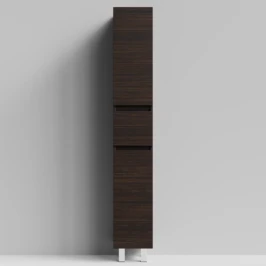 Пенал Бест 30 (2 двери, 1 ящик) напольный, Палисандр ПВХ 43101, правый, бельевая корзина