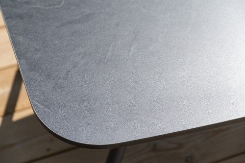 "Багамы" лаунж-зона 5-местная плетеная из роупа (веревки), каркас алюминиевый темно-серый, роуп серый