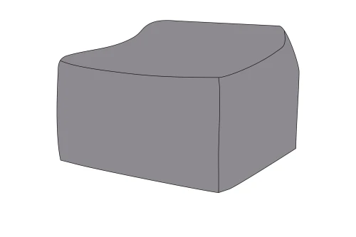 Защитный чехол на кресло Гранада 100×90×56 см, цвет серый