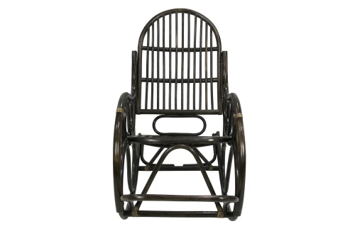 Кресло -качалка Маргонда арт.CV-MK17 (1кор.+мягк.эл.) каркас коричневый, сиденье коричневое)