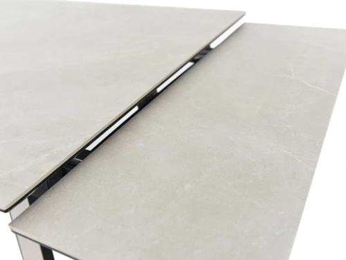 Стол «Monaco» Quadro, Bayona ivory natural, каркас черный