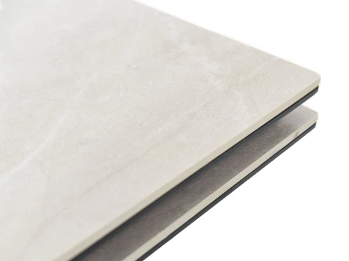 Стол «Monaco» Quadro, Bayona ivory natural, каркас черный