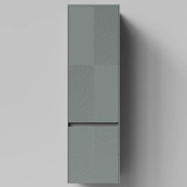 Пенал Соло 45, пример RAL 7005 Мышино-серый, матовая, подвесной, правый