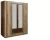 Шкаф для одежды Фантазия 34.01 дуб каньон/дуб кальяри