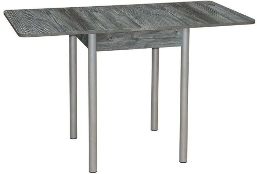 Эко 60х60 стол обеденный раскладной / пасадена/металлик