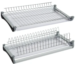 Посудосушитель 2-х уровневый Хром 800