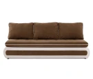 Диван прямой, еврокнижка, "Оскар" 144, велюр коричневый ППУ