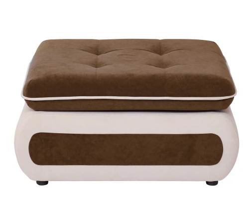 Диван прямой, еврокнижка, "Оскар" 144, велюр коричневый ППУ