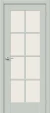 Межкомнатная дверь эмалит BRAVO Прима-11.1 Grey Matt Magic Fog