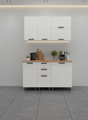 Готовый кухонный гарнитур МК Аленушка 1,4м с ящ. Лаванда Молочный,скоба черный,сонома