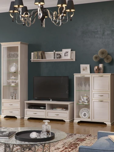 Шкаф Сиена низкий 1дв, бежевый