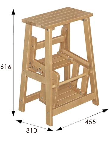 Табурет- стремянка бук