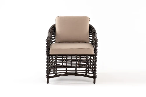 "Ницца" кресло из искусственного ротанга, цвет бронзовый