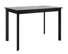 Стол DikLine LK110 Керамика Серый мрамор/подстолье черное/опоры черные Стол DikLine LK110 Керамика Серый мрамор/подстолье черное/опоры черные