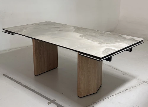 Стол МОЦАРТ 200 REX 769925, Бежевый мрамор, керамика /  Дуб монтана М-City