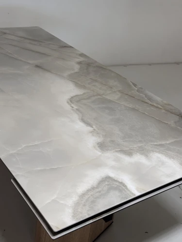 Стол МОЦАРТ 200 REX 769925, Бежевый мрамор, керамика /  Дуб монтана М-City